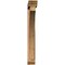 Ekena Millwork Thorton Traditional Smooth Bracket w/ Offset Brace, Western Red Cedar, 5 1/2"W x 38"D x 44"H BKT0604X38X44THR01SWR - alternate 3